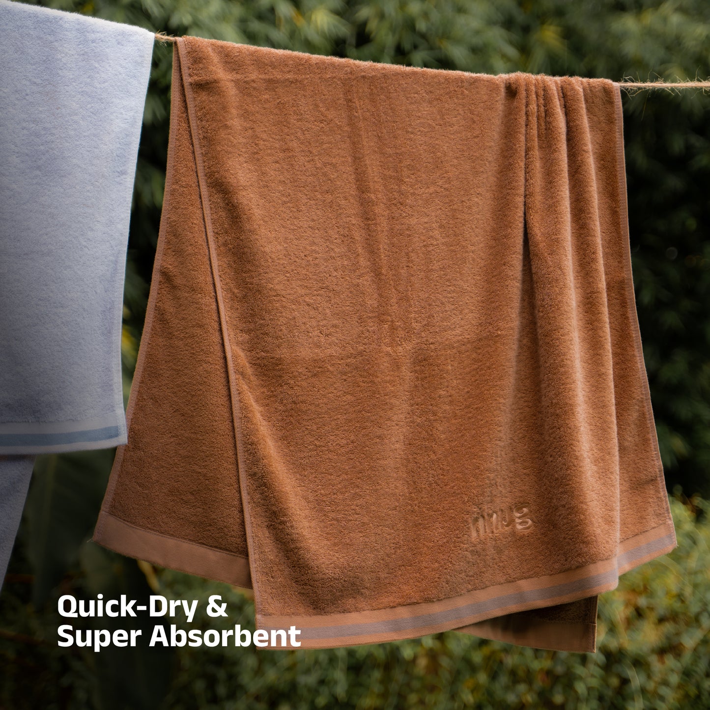 NNUG 100% Organic Cotton Towels - Desert Beige