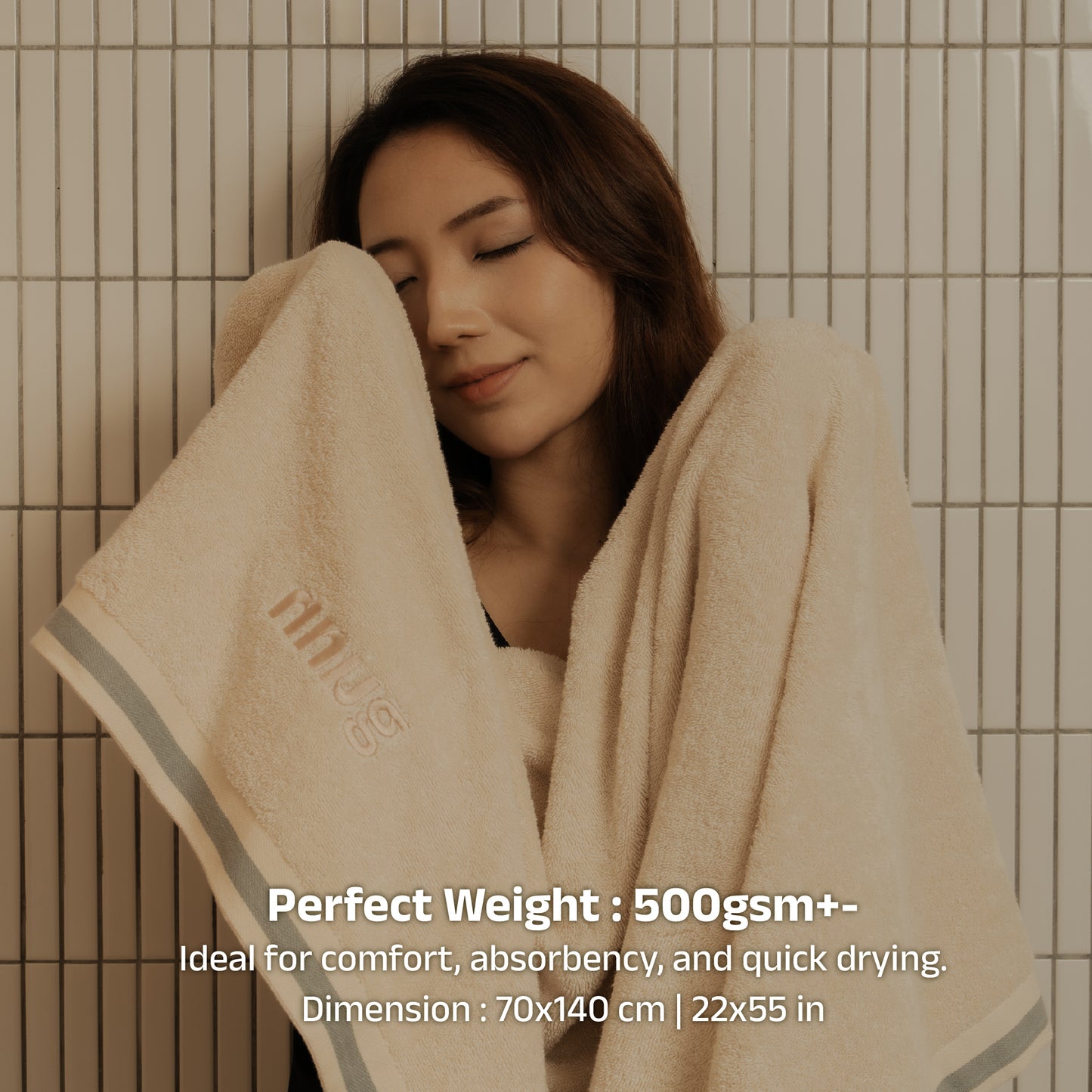 NNUG 100% Organic Cotton Towels - Morning Sunlight