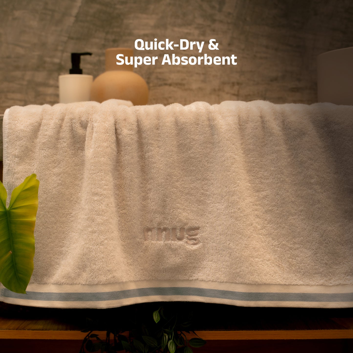 NNUG 100% Organic Cotton Towels - Morning Sunlight